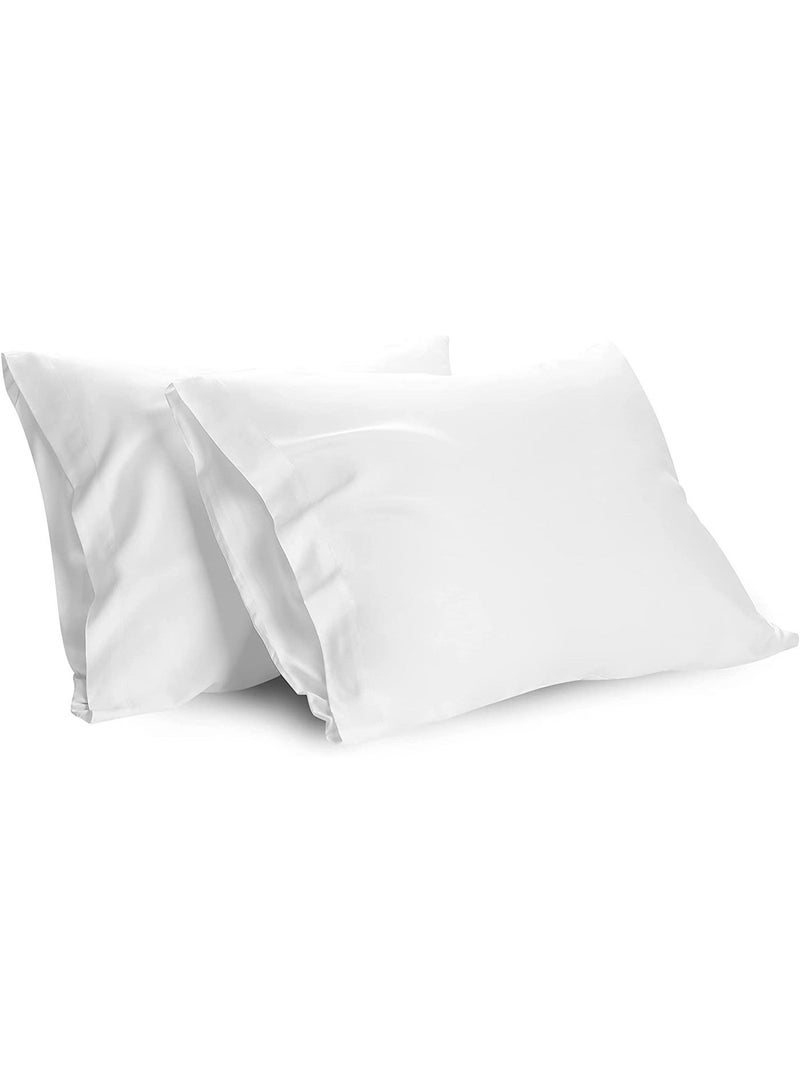 Deluxe Pearl White Comfy Pillowcases Set (2 Pieces) - 50 x 70 cm - Image 1